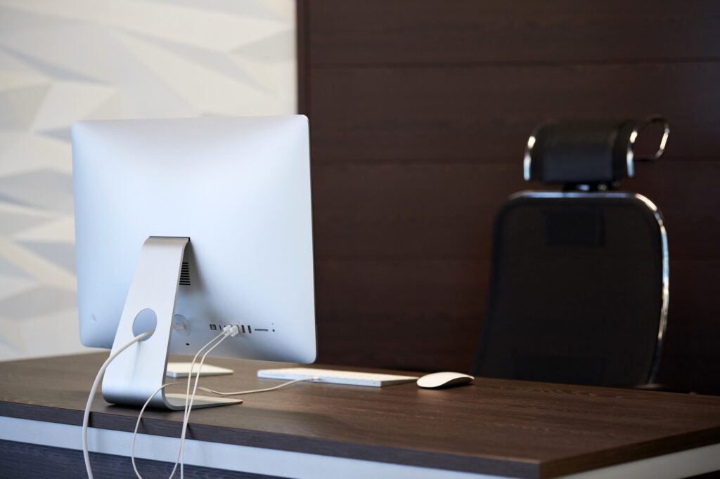Office workplace. Modern work place for designer.